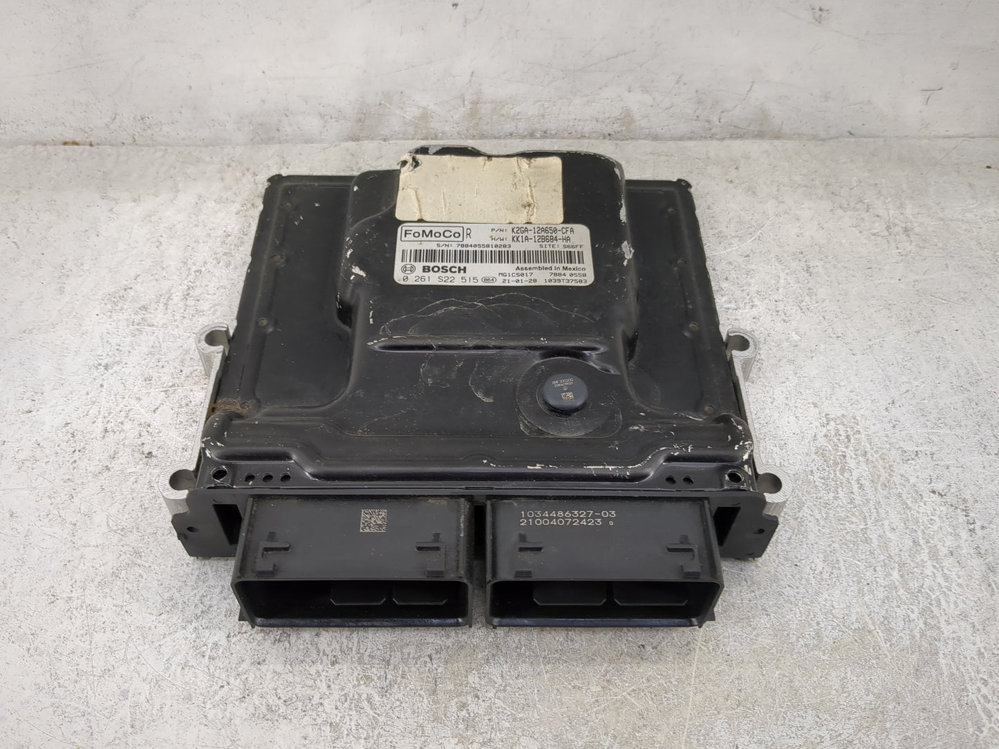 2021 Ford Edge PCM Engine Control Computer ECU ECM PCU OEM P/N:K2GA-12A650-CFA KK1A-12B684-HA, 0261S22515 Fits Fits 2020 202