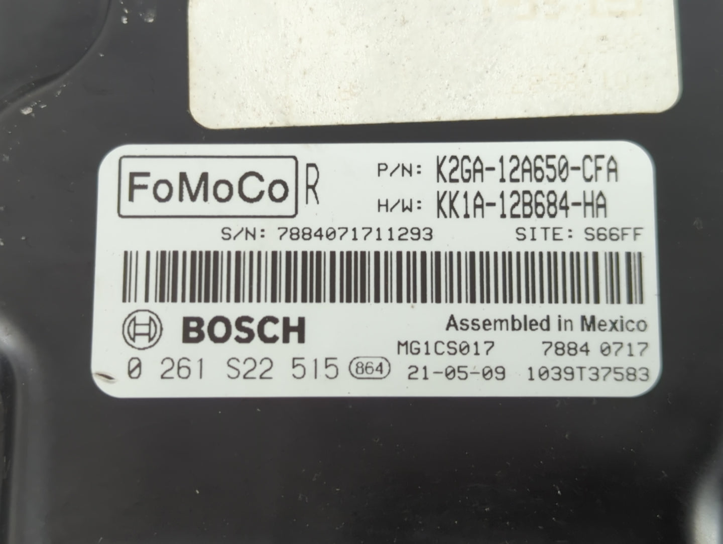 2021 Ford Edge PCM Engine Control Computer ECU ECM PCU OEM P/N:KK1A-12B684-HA K2GA-12A650-CFA Fits OEM Used Auto Parts - Oem