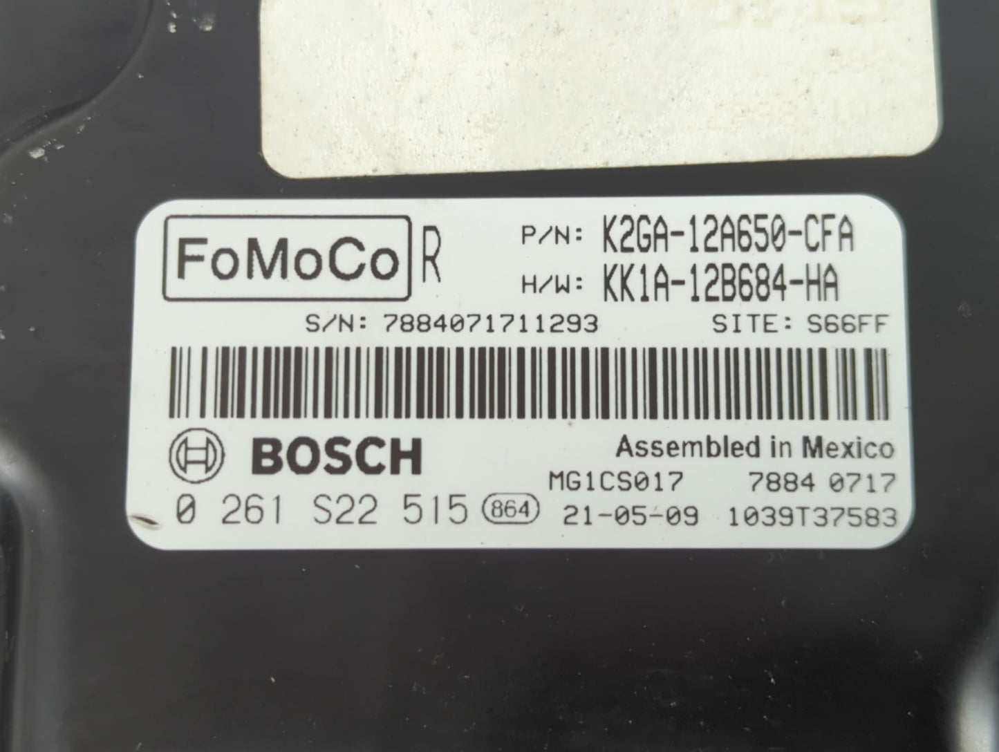 2021 Ford Edge PCM Engine Control Computer ECU ECM PCU OEM P/N:KK1A-12B684-HA K2GA-12A650-CFA Fits OEM Used Auto Parts - Oem