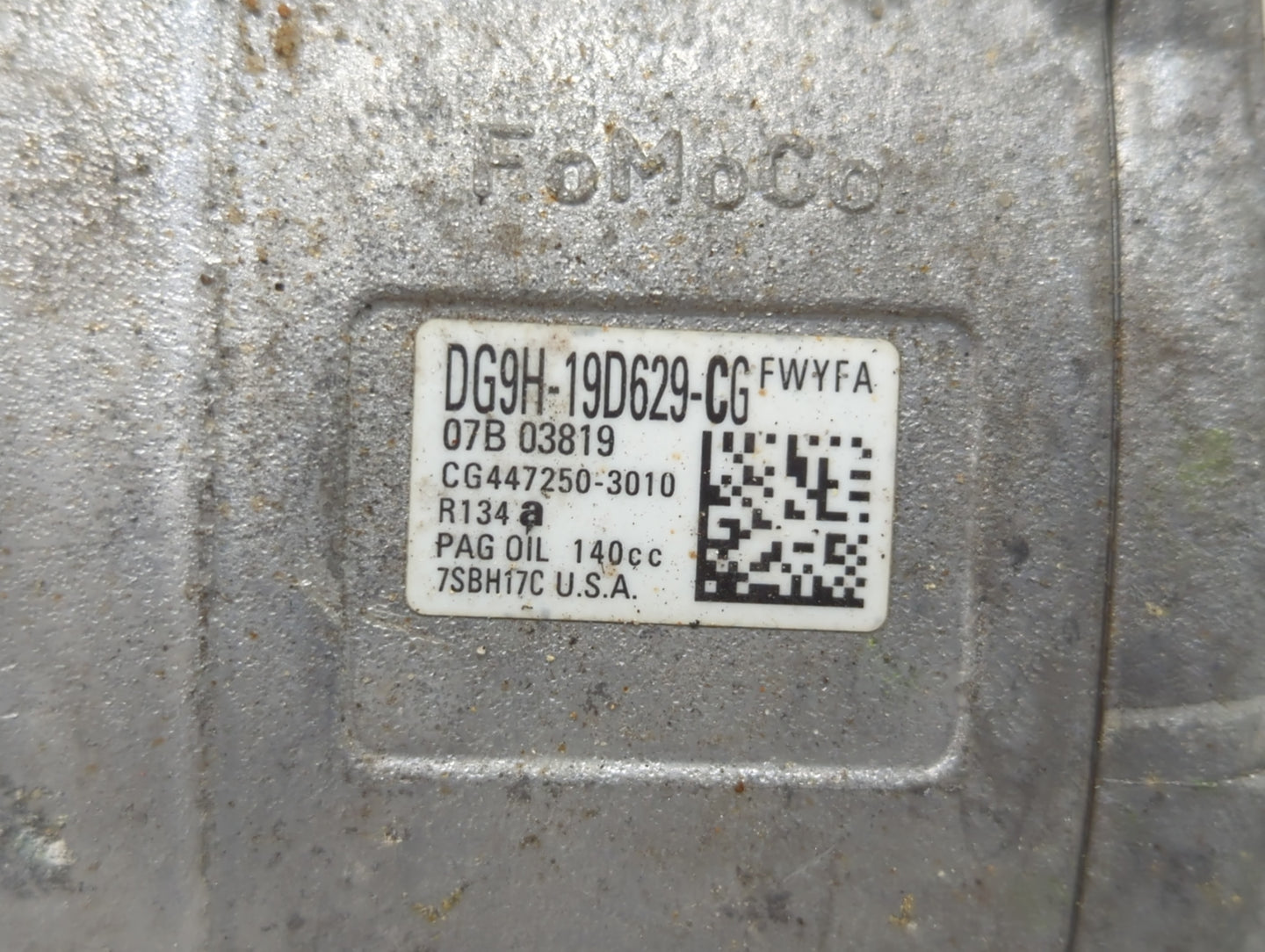 2019-2020 Ford Edge Air Conditioning A/c Ac Compressor Oem - Oemusedautoparts1.com
