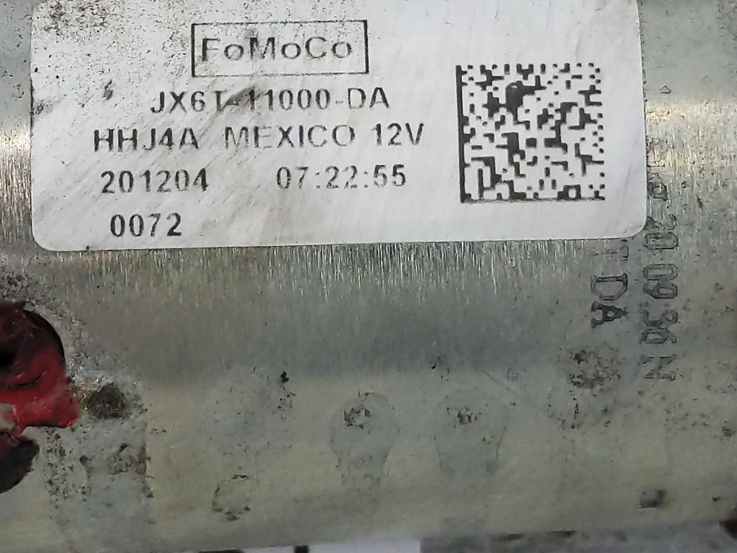 2020-2022 Ford Escape Car Starter Motor Solenoid OEM P/N:JX6T-11000-DA Fits Fits 2020 2021 2022 OEM Used Auto Parts - Oemuse