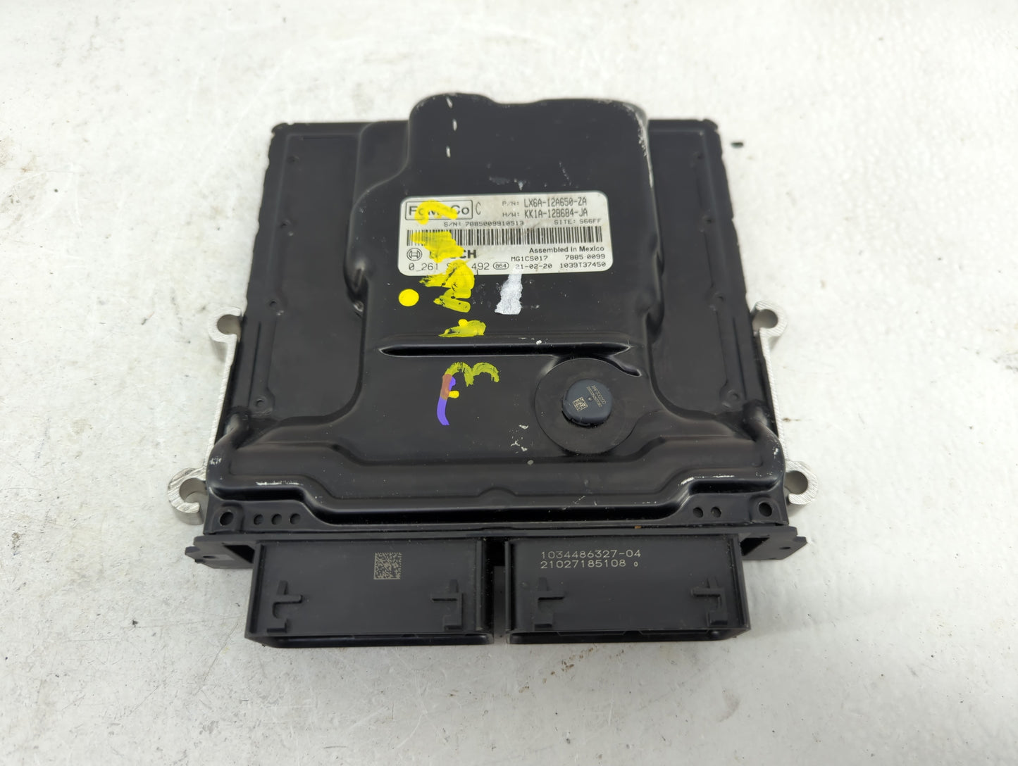 2020-2022 Ford Escape PCM Engine Control Computer ECU ECM PCU OEM P/N:LX6A-12A650-ZA Fits Fits 2020 2021 2022 OEM Used Auto 