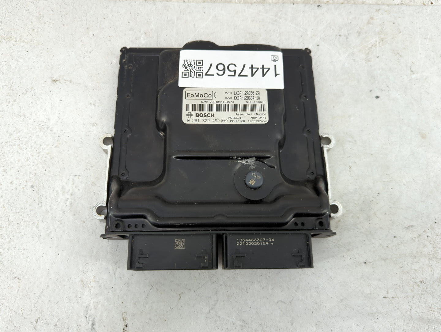 2020-2022 Ford Escape PCM Engine Control Computer ECU ECM PCU OEM P/N:LX6A-12A650-ZA KK1A-12B684-JA Fits Fits 2020 2021 2022