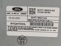 2021-2022 Ford Escape Radio AM FM Cd Player Receiver Replacement P/N:M1PT-18K810-AA CCAA140762 Fits Fits 2021 2022 OEM Used 