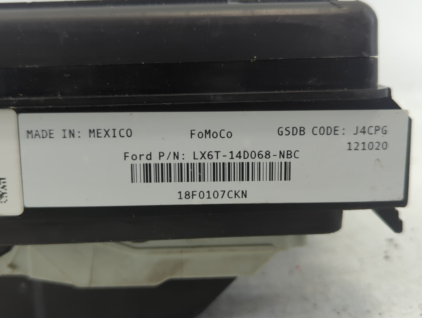 2020-2022 Ford Escape Fusebox Fuse Box Panel Relay Module P/N:LX6T-14D068-NBC Fits Fits 2020 2021 2022 OEM Used Auto Parts -