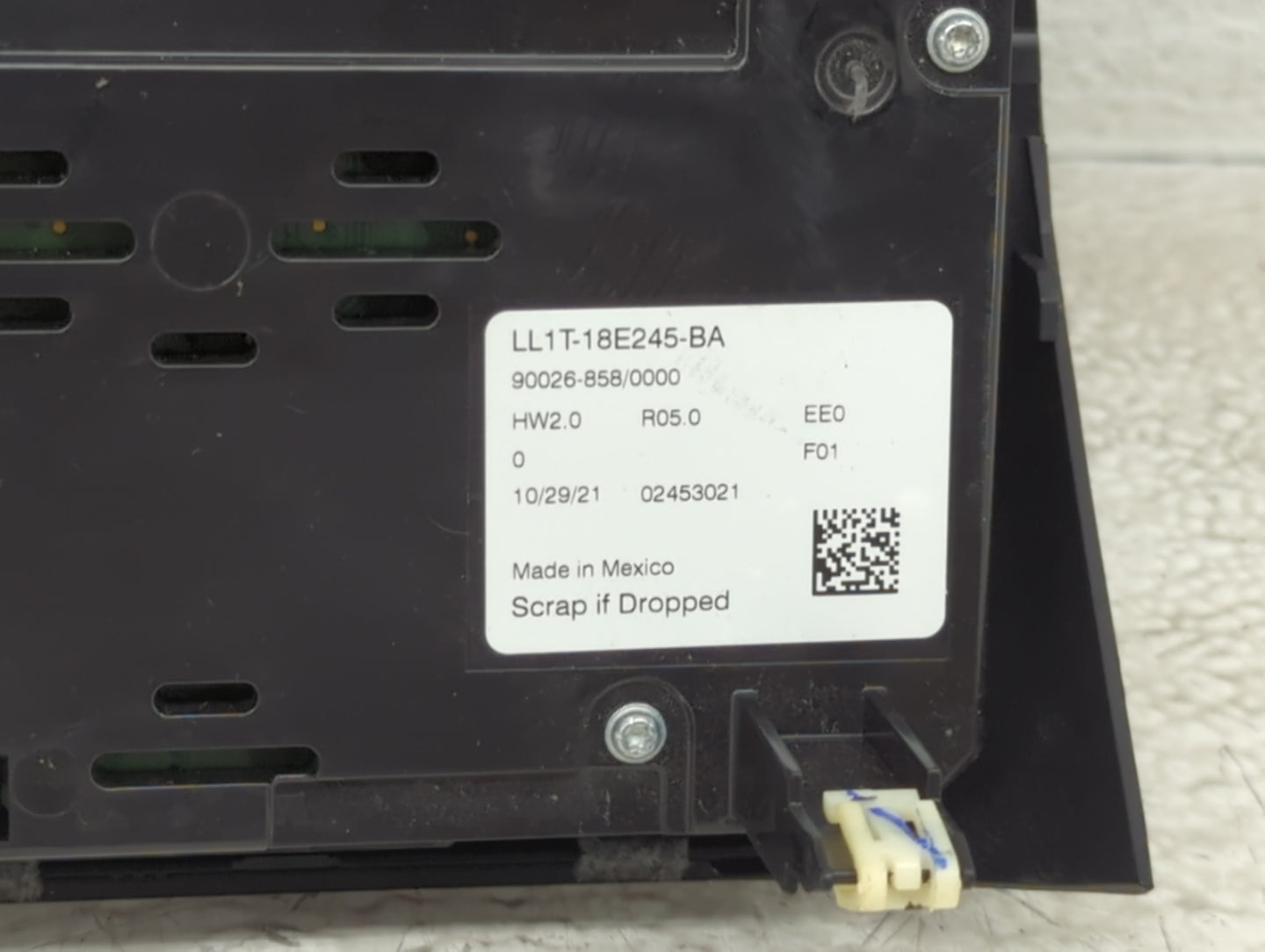 2021 Ford Expedition Climate Control Module Temperature AC/Heater Replacement P/N:LL1T-18E245-BA Fits OEM Used Auto Parts - 