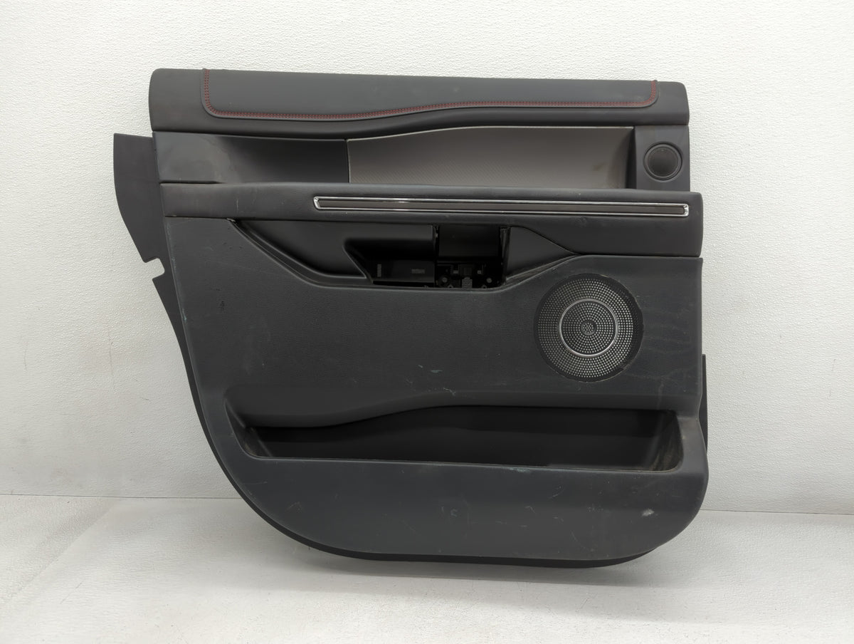 2021 Ford Expedition Front Right Passenger Interior Door Panel Trim Black - Oemusedautoparts1.com