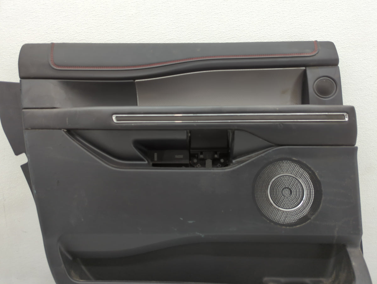2021 Ford Expedition Front Right Passenger Interior Door Panel Trim Black - Oemusedautoparts1.com