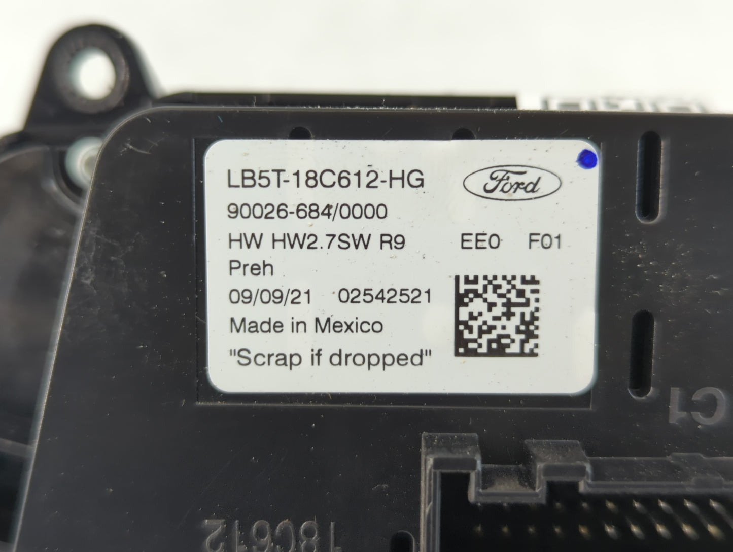 2021 Ford Explorer Climate Control Module Temperature AC/Heater Replacement P/N:LB5T-18C612-HG Fits OEM Used Auto Parts - Oe