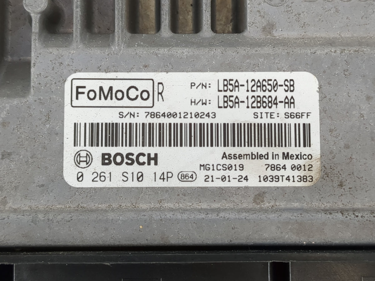 2020-2022 Ford Explorer PCM Engine Control Computer ECU ECM PCU OEM P/N:LB5A-12A650-SB Fits 2020 2021 2022 OEM Used Auto Par