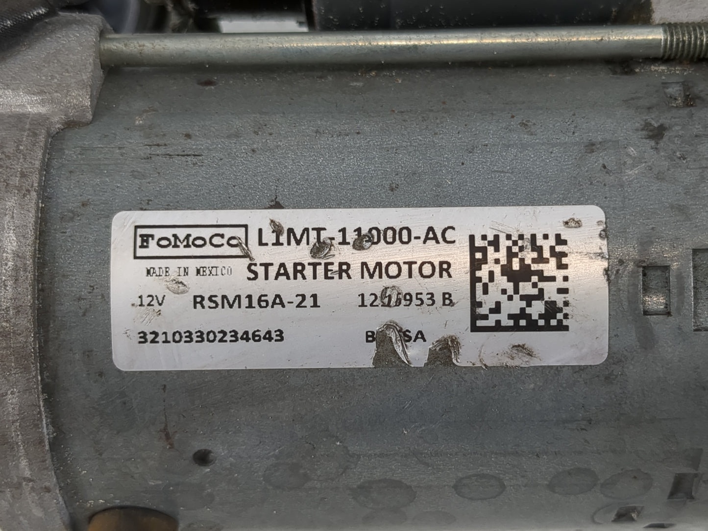 2020-2022 Ford Explorer Car Starter Motor Solenoid OEM P/N:L1MT-11000-AC Fits Fits 2020 2021 2022 OEM Used Auto Parts - Oemu