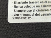 2021 Ford Explorer Sun Visor Shade Replacement Driver Left Mirror Fits OEM Used Auto Parts - Oemusedautoparts1.com