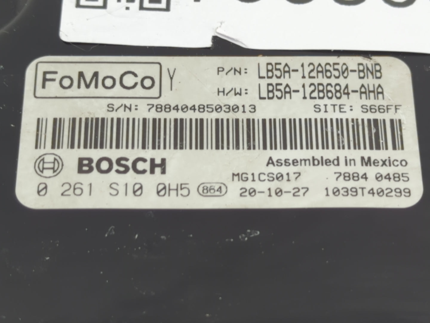 2020-2021 Ford Explorer PCM Engine Control Computer ECU ECM PCU OEM P/N:LB5A-12B684-AHA LB5A-12A650-BNB Fits Fits 2020 2021 