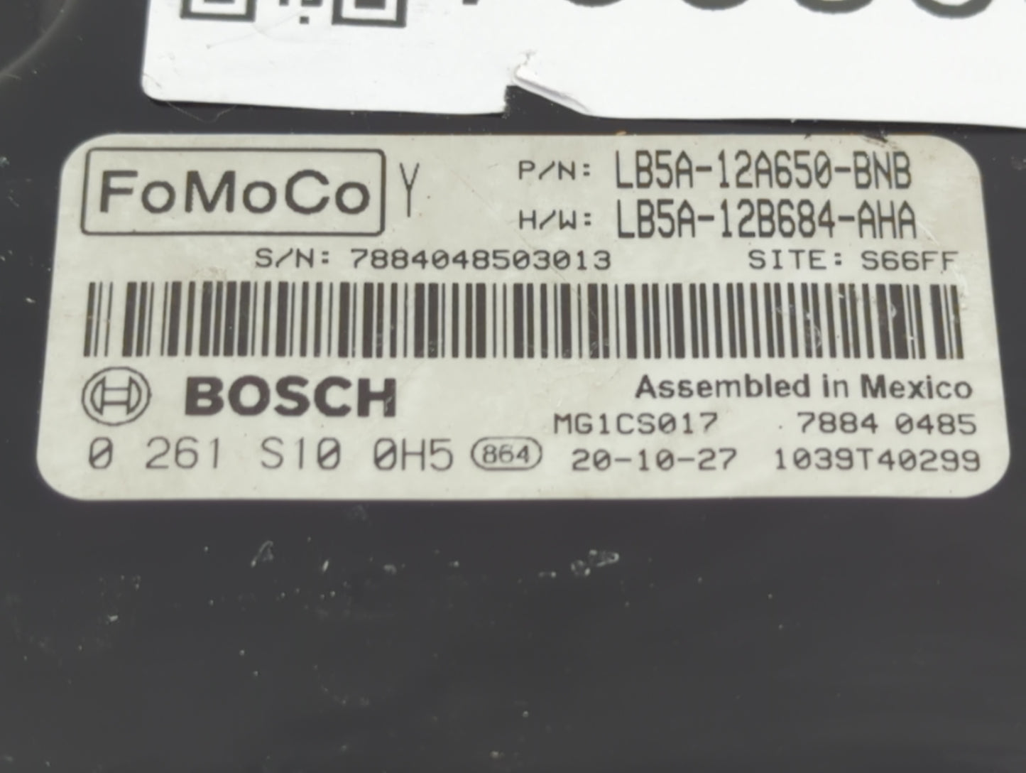 2020-2021 Ford Explorer PCM Engine Control Computer ECU ECM PCU OEM P/N:LB5A-12B684-AHA LB5A-12A650-BNB Fits Fits 2020 2021 