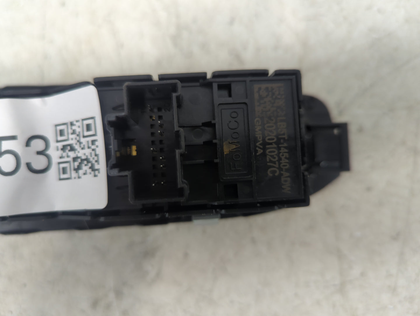 2021 Ford Explorer Master Power Window Switch Replacement Driver Side Left P/N:LB5T-14540-ADW Fits OEM Used Auto Parts - Oem