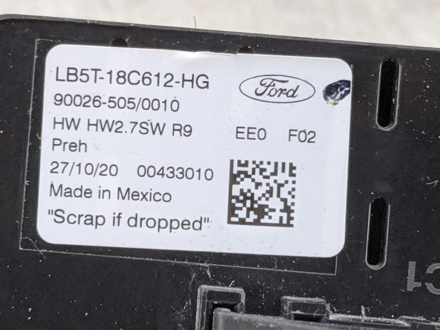 2021 Ford Explorer Climate Control Module Temperature AC/Heater Replacement P/N:LB5T-18C612-HG Fits OEM Used Auto Parts - Oe