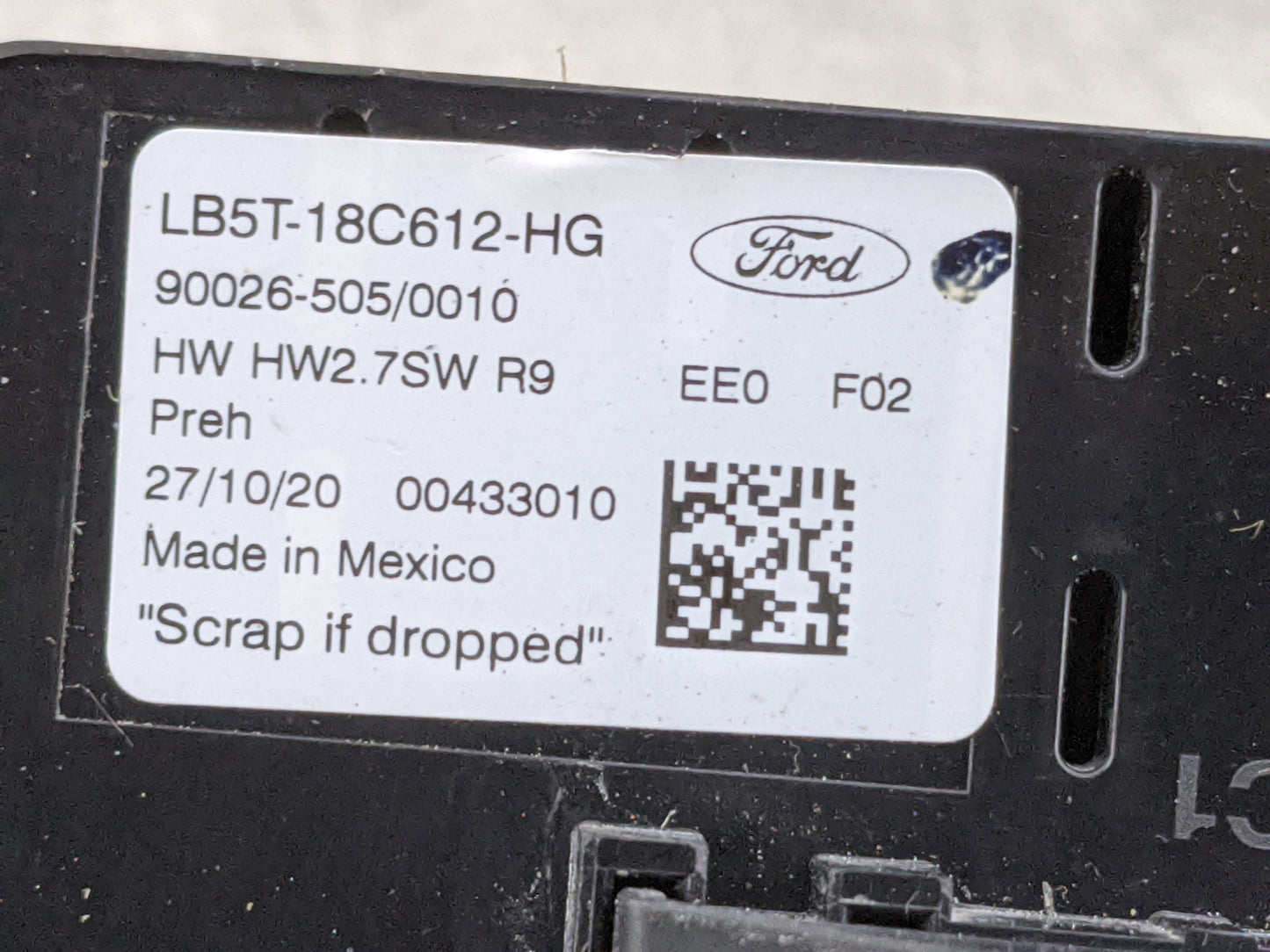 2021 Ford Explorer Climate Control Module Temperature AC/Heater Replacement P/N:LB5T-18C612-HG Fits OEM Used Auto Parts - Oe