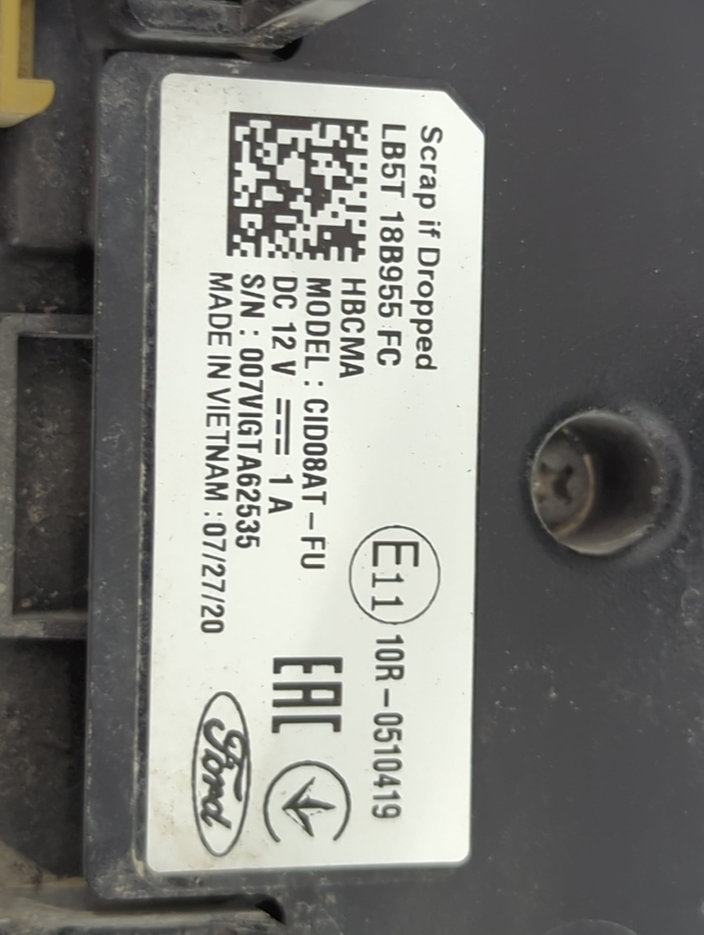 2020-2022 Ford Explorer Information Display Screen 1494358 - Oemusedautoparts1.com