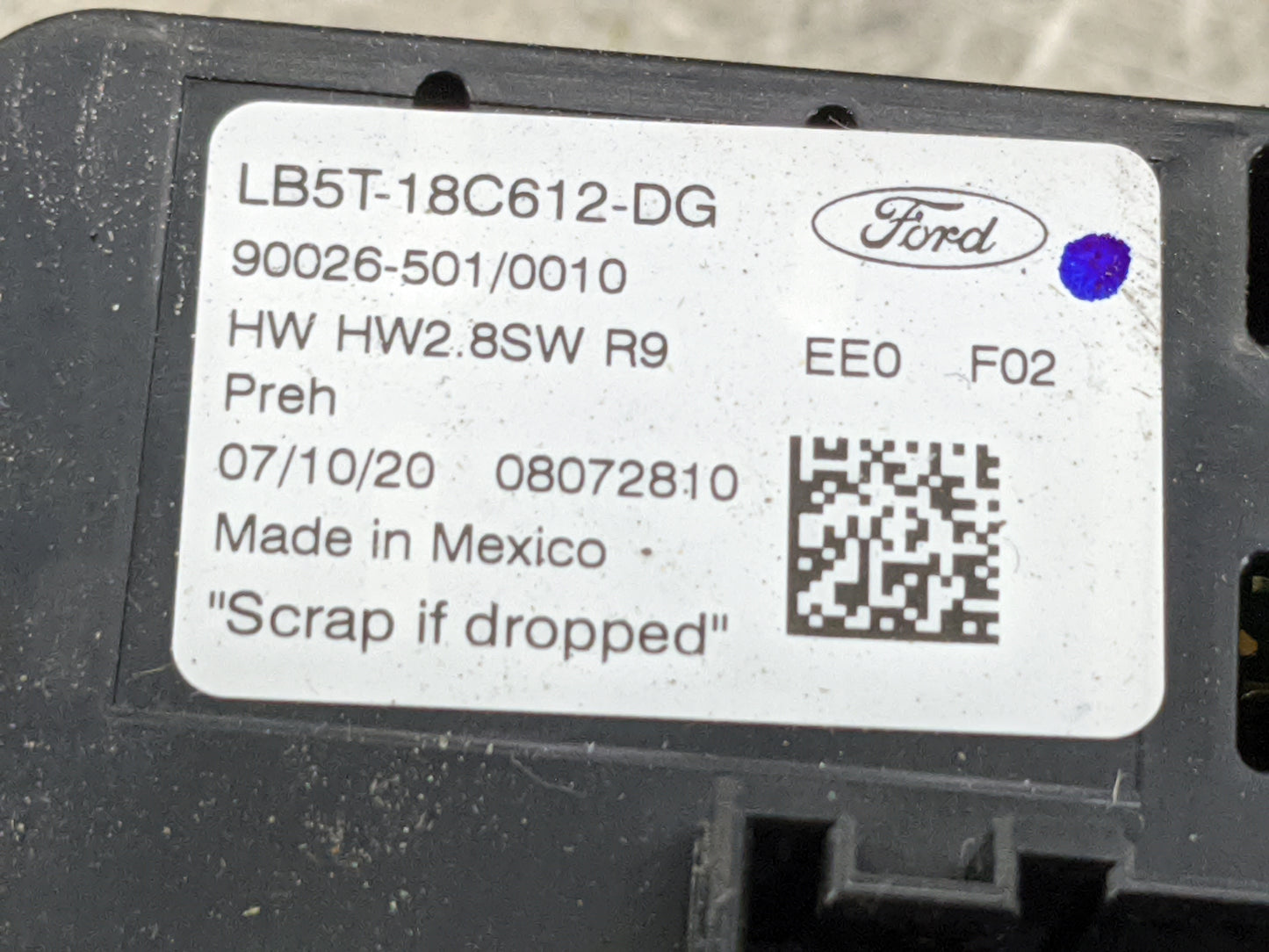 2021 Ford Explorer Climate Control Module Temperature AC/Heater Replacement P/N:LB5T-18C612-DG Fits OEM Used Auto Parts - Oe
