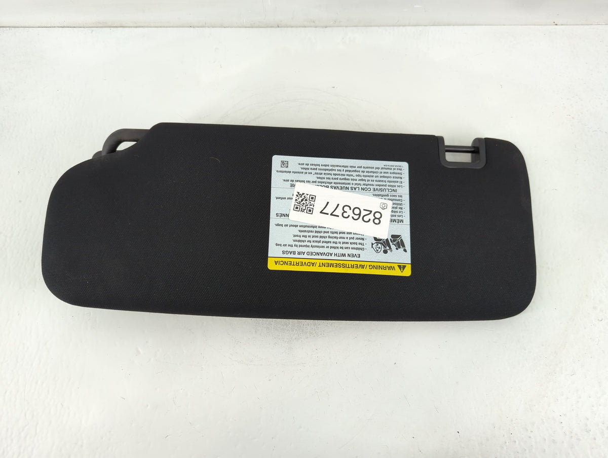 2020 Ford Explorer Sun Visor Shade Replacement Passenger Right Mirror Fits OEM Used Auto Parts - Oemusedautoparts1.com