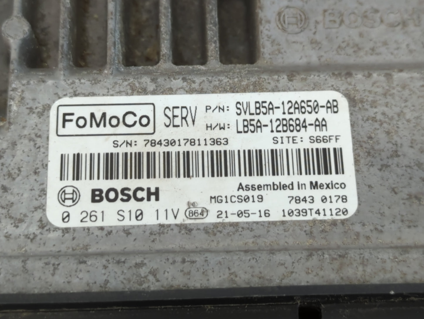 2020-2022 Ford Explorer PCM Engine Control Computer ECU ECM PCU OEM P/N:LB5A-12A650-AB Fits Fits 2020 2021 2022 OEM Used Aut