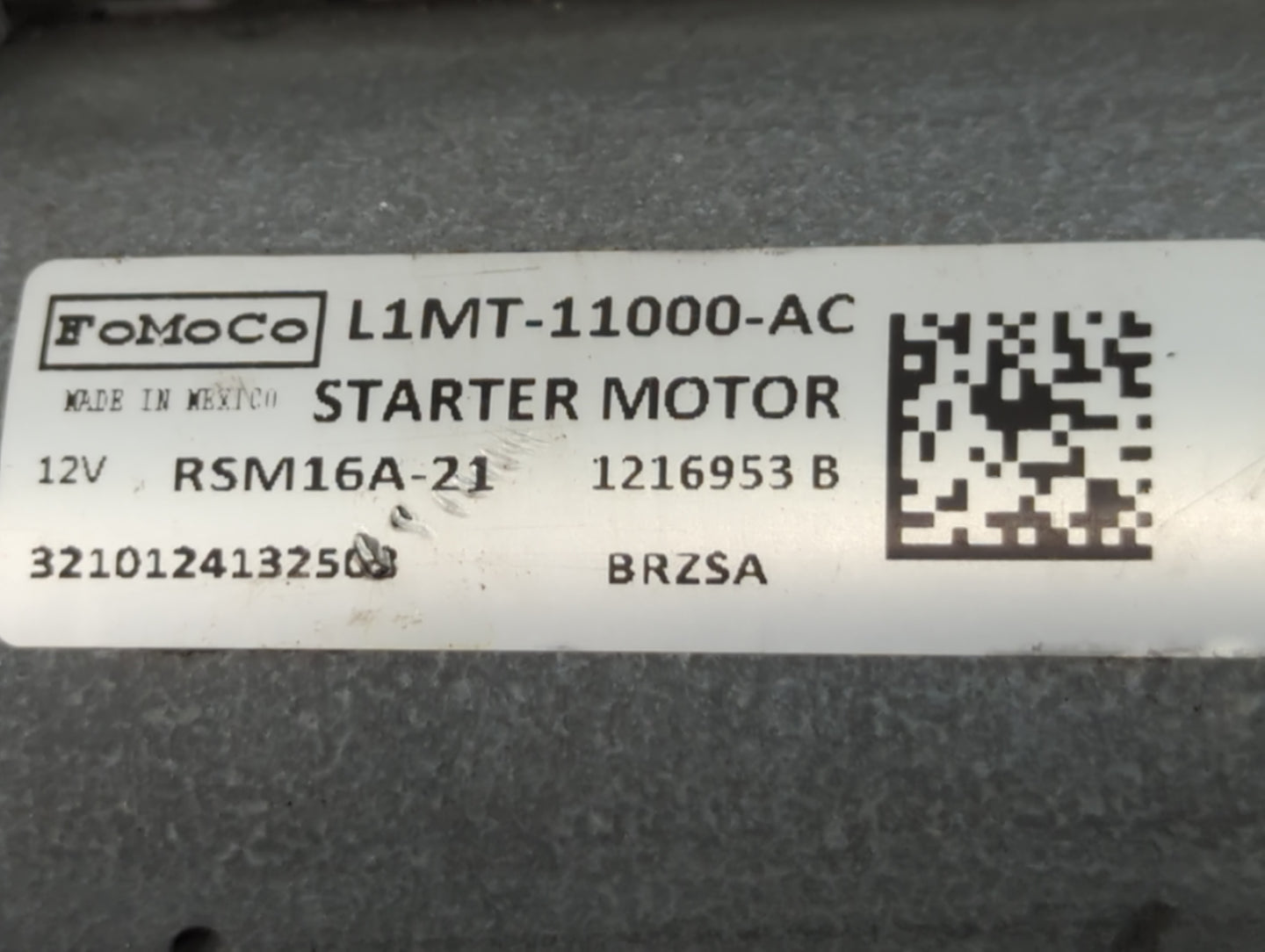 2020-2022 Ford Explorer Car Starter Motor Solenoid OEM P/N:L1MT-11000-AC Fits Fits 2020 2021 2022 OEM Used Auto Parts - Oemu