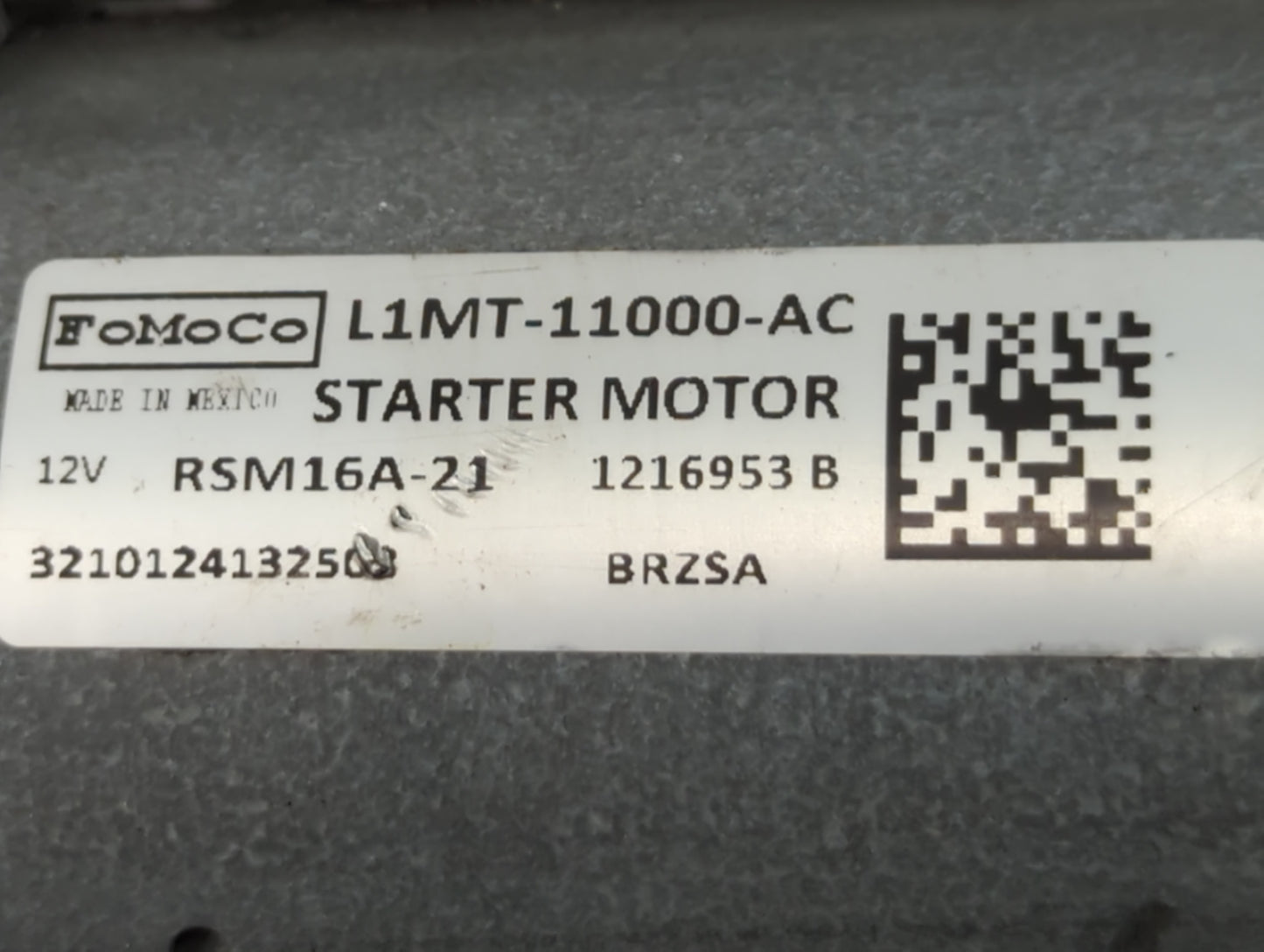 2020-2022 Ford Explorer Car Starter Motor Solenoid OEM P/N:L1MT-11000-AC Fits Fits 2020 2021 2022 OEM Used Auto Parts - Oemu