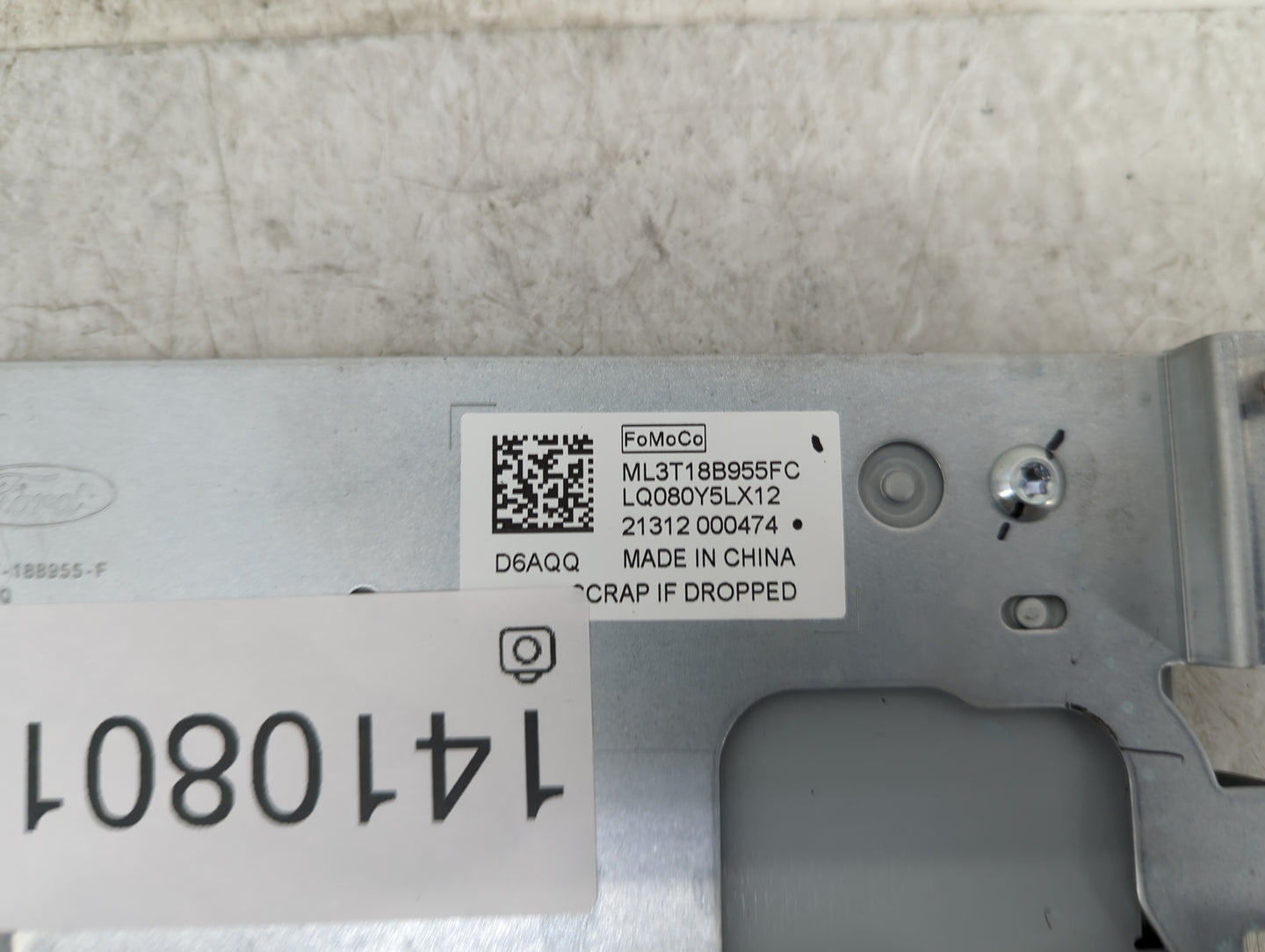 2021-2022 Ford F-150 Information Display Screen 1410801 - Oemusedautoparts1.com