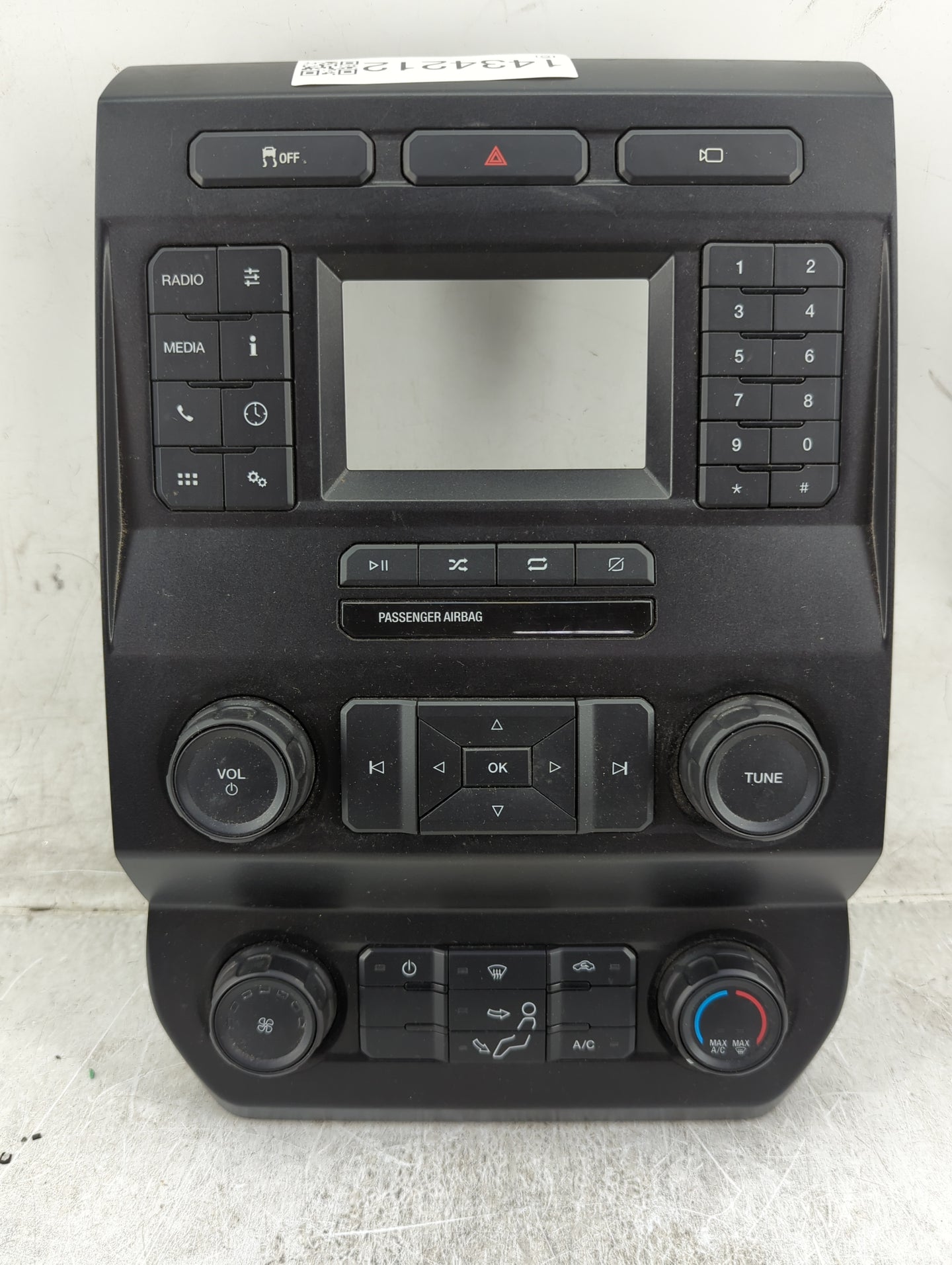 2021 Ford F350sd Radio Control Panel - Oemusedautoparts1.com