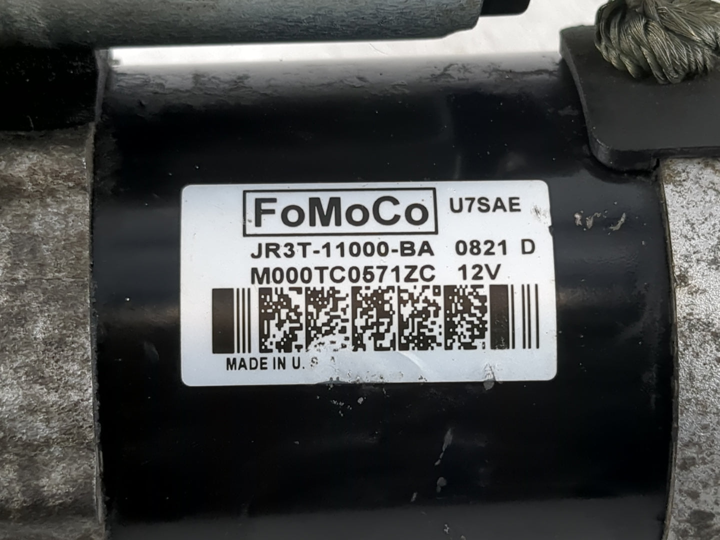 2018-2022 Ford Mustang Car Starter Motor Solenoid OEM P/N:JR3T-11000-BA Fits Fits 2018 2019 2020 2021 2022 OEM Used Auto Par
