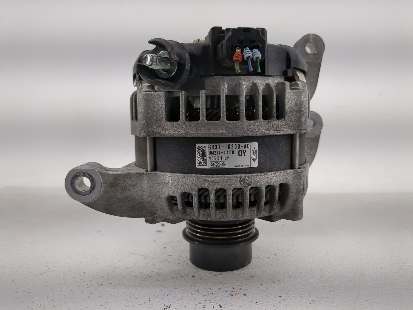 2016-2022 Ford Mustang Alternator Replacement Generator Charging Assembly Engine OEM P/N:104211-1450 GR3T-10300-AC Fits OEM 