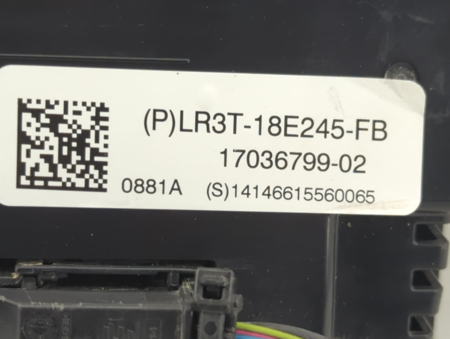 2021 Ford Mustang Climate Control Module Temperature AC/Heater Replacement P/N:LR3T-18E245-FB Fits OEM Used Auto Parts - Oem