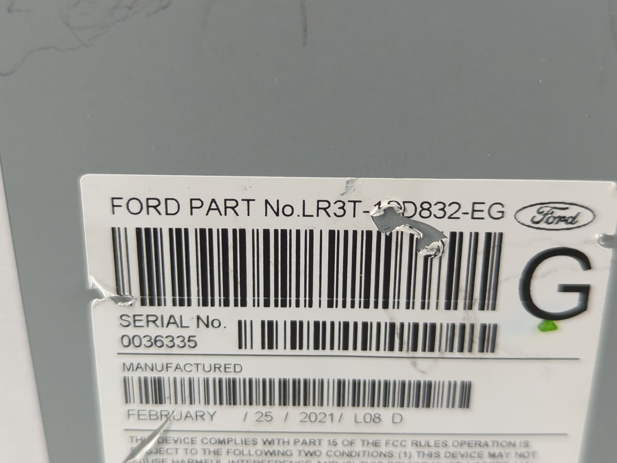 2019 Ford Mustang Radio AM FM Cd Player Receiver Replacement OEM Used Auto Parts - Oemusedautoparts1.com