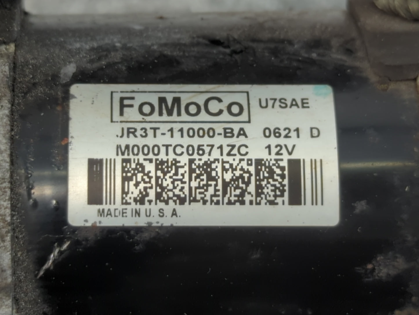 2018-2022 Ford Mustang Car Starter Motor Solenoid OEM P/N:JR3T-11000-BA Fits Fits 2018 2019 2020 2021 2022 OEM Used Auto Par