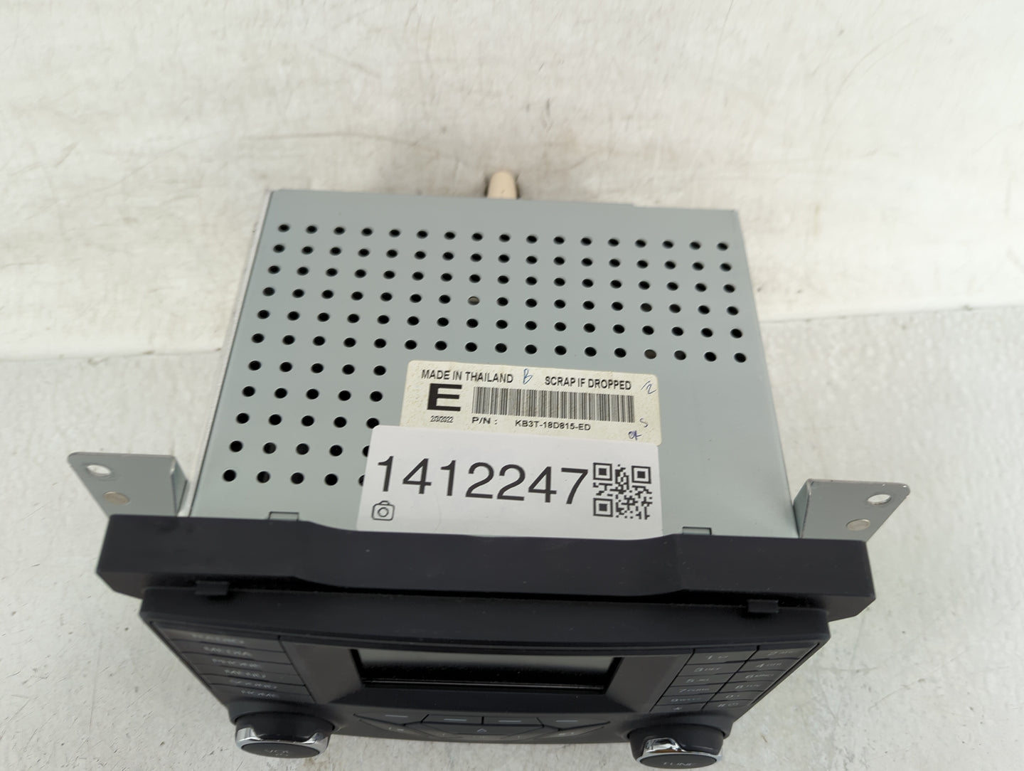 2019-2022 Ford Ranger Radio AM FM Cd Player Receiver Replacement P/N:KB3T-18D815-ED EB3T-18D815-A Fits Fits 2019 2020 2021 2