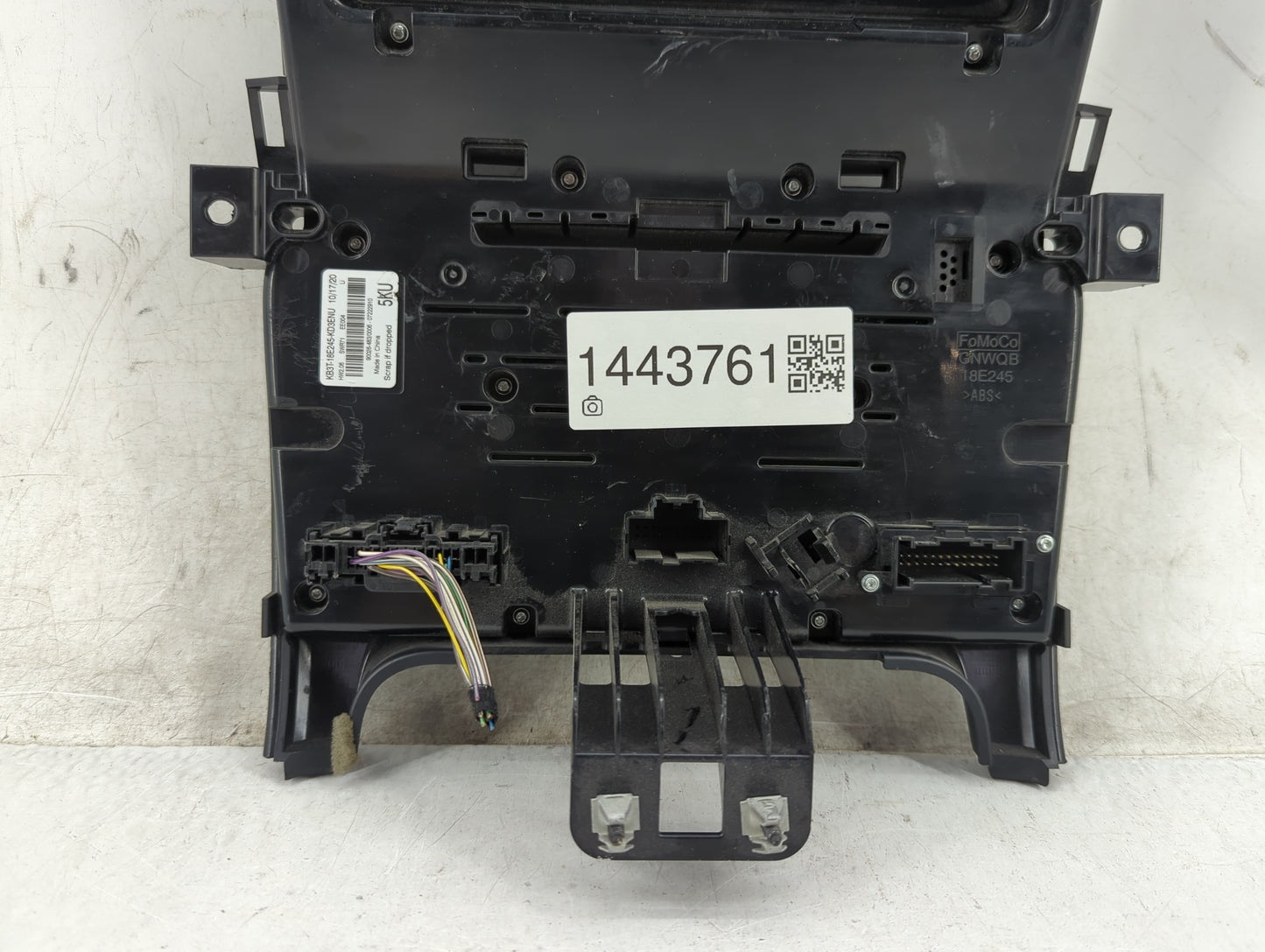 2019-2022 Ford Ranger Climate Control Module Temperature AC/Heater Replacement P/N:KB3T-18E245-KD3ENU Fits OEM Used Auto Par
