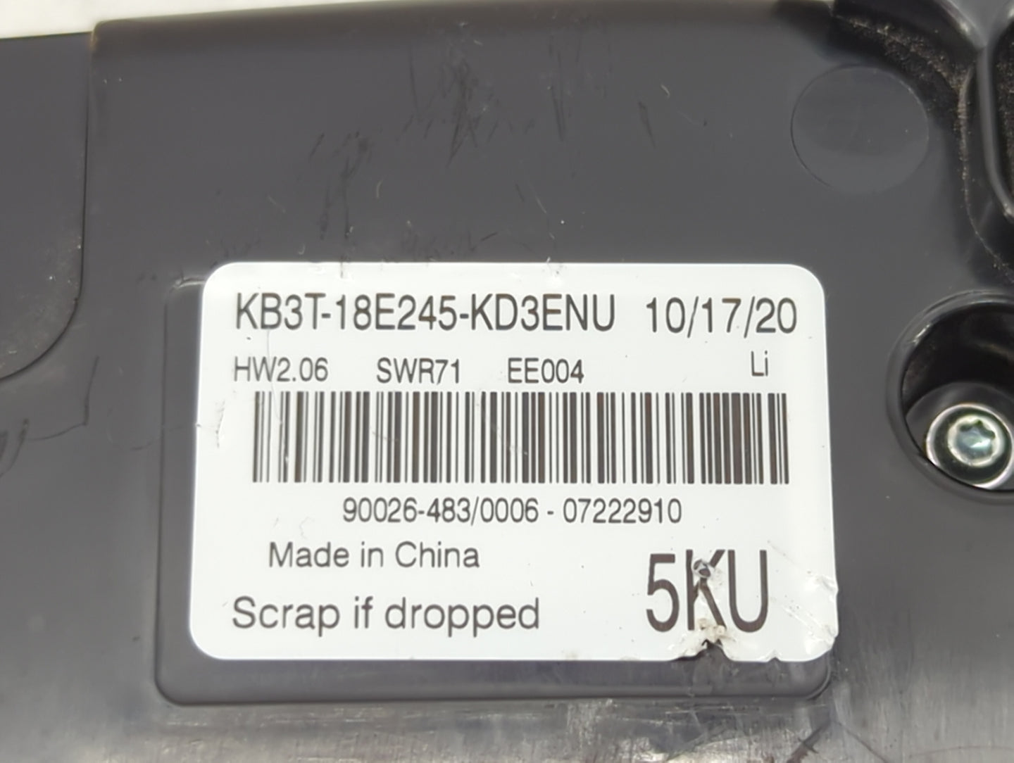 2019-2022 Ford Ranger Climate Control Module Temperature AC/Heater Replacement P/N:KB3T-18E245-KD3ENU Fits OEM Used Auto Par