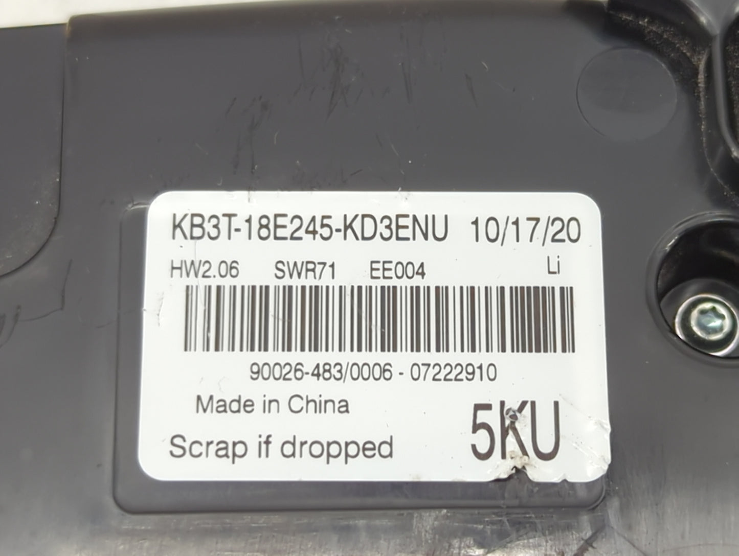 2019-2022 Ford Ranger Climate Control Module Temperature AC/Heater Replacement P/N:KB3T-18E245-KD3ENU Fits OEM Used Auto Par