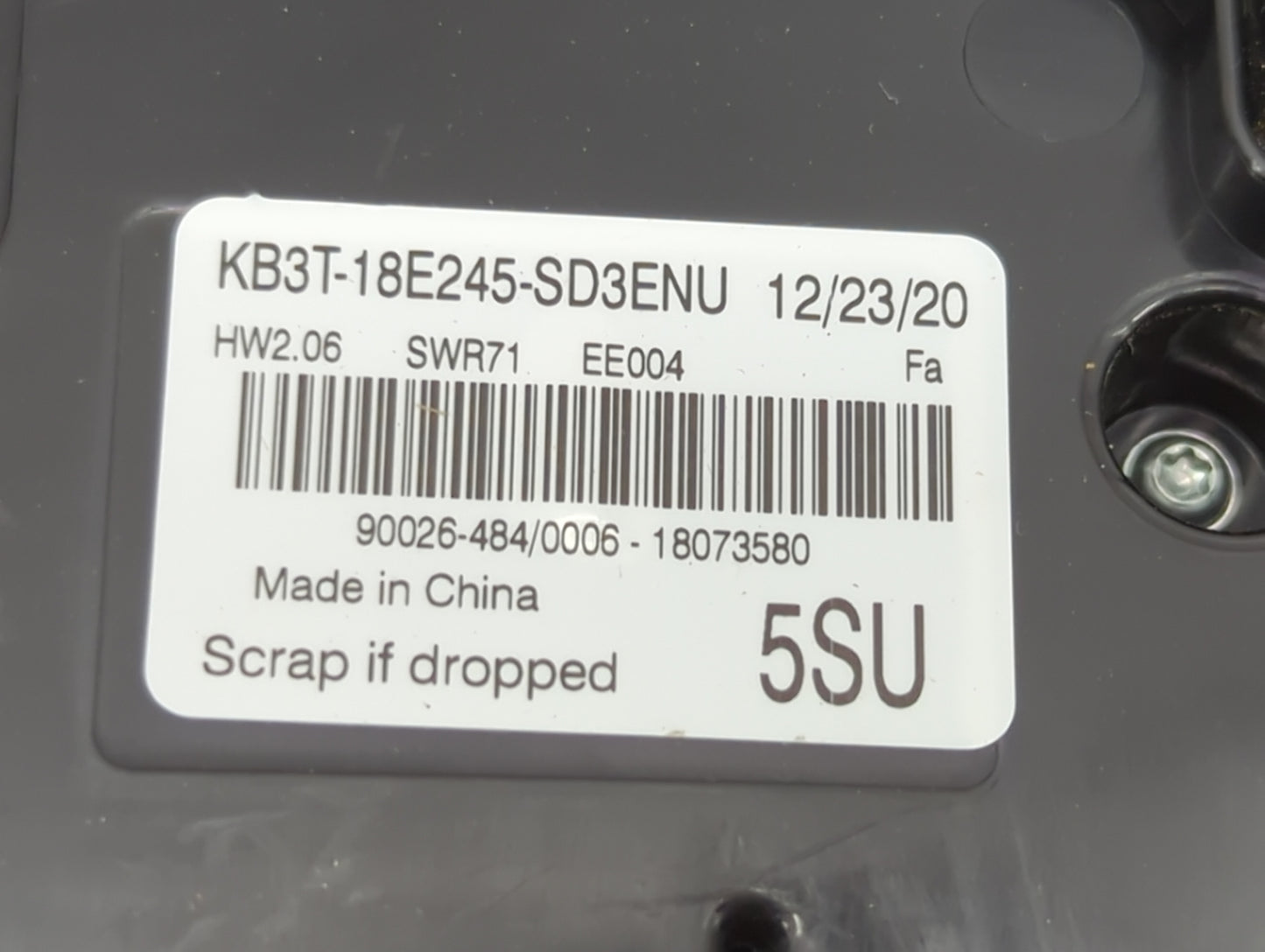 2019-2022 Ford Ranger Radio AM FM Cd Player Receiver Replacement P/N:KB3T-18E245-SD3ENU Fits Fits 2019 2020 2021 2022 OEM Us