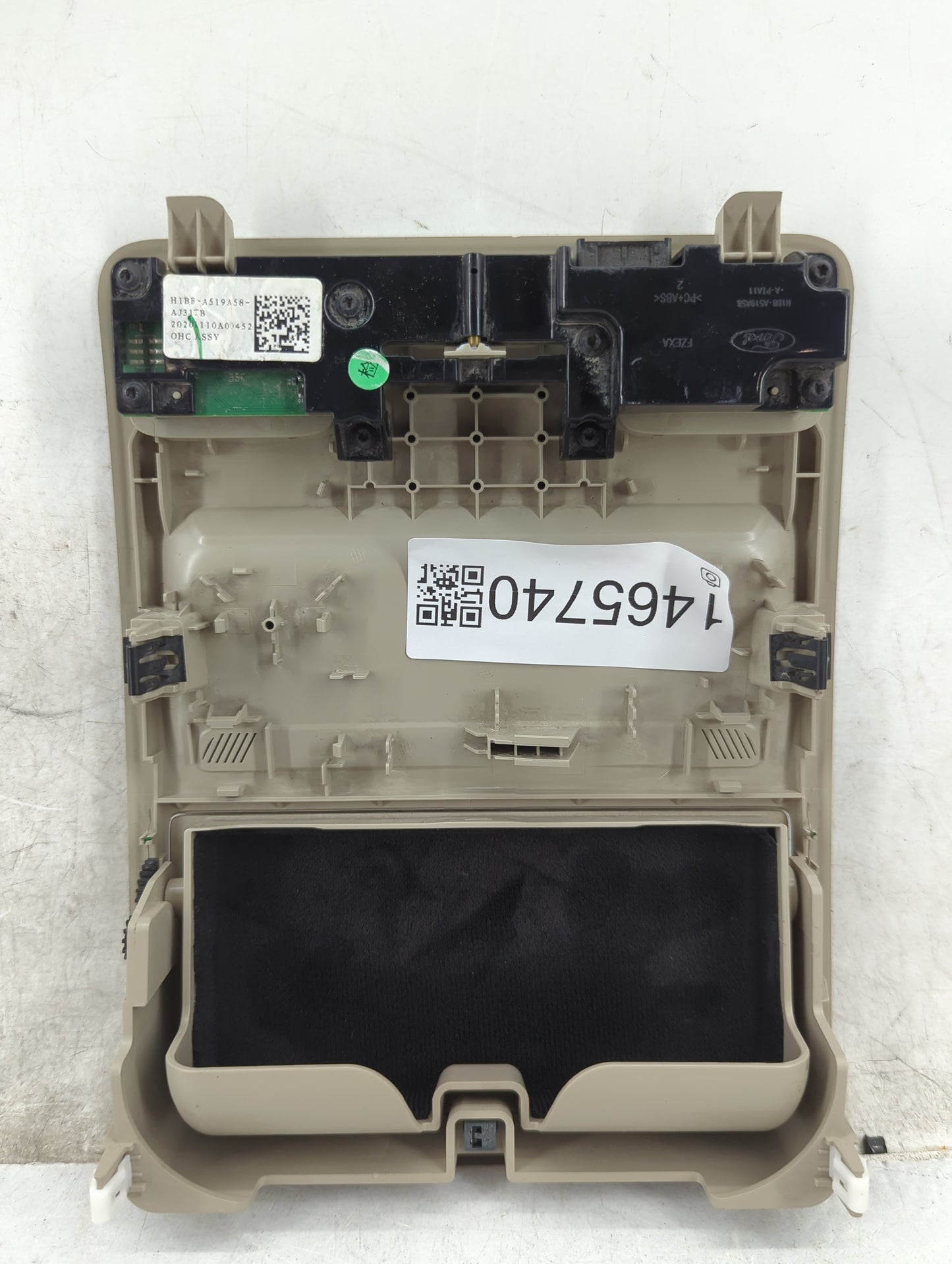 2021 Ford Ranger Overhead Roof Console Tan - Oemusedautoparts1.com
