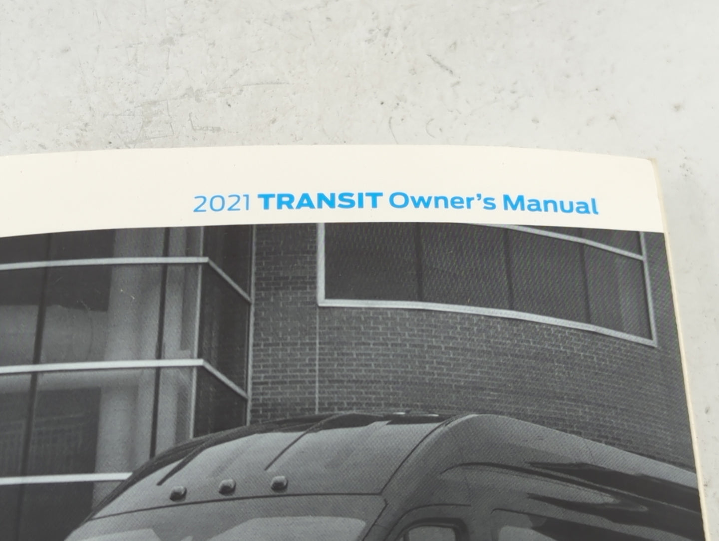 2021 Ford Transit Owners Manual Book Guide P/N:MK3J19A321AA OEM Used Auto Parts - Oemusedautoparts1.com