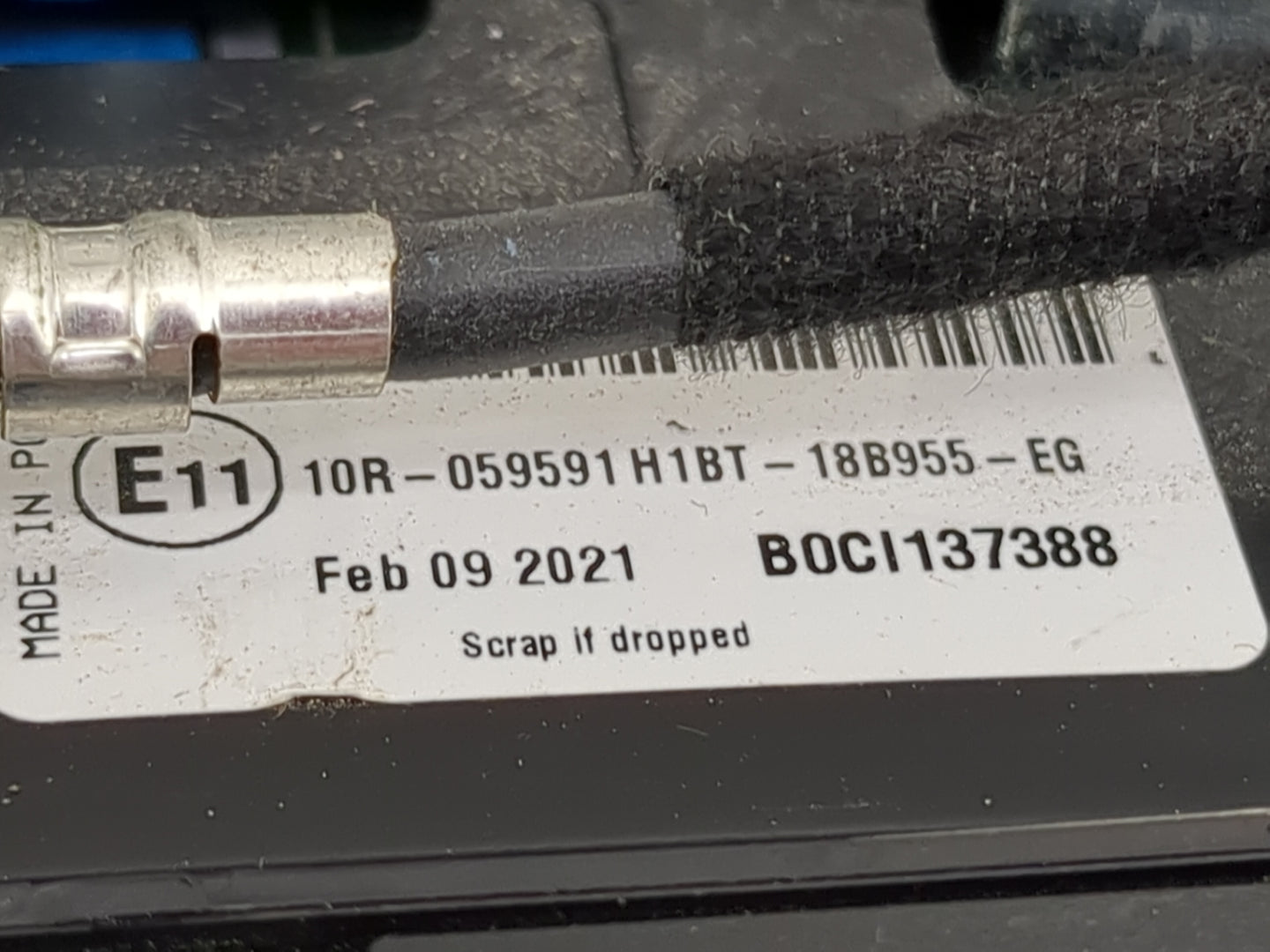 2021 Ford Transit Radio AM FM Cd Player Receiver Replacement P/N:H1BT-18B955-EG 10R-059591 Fits OEM Used Auto Parts - Oemuse