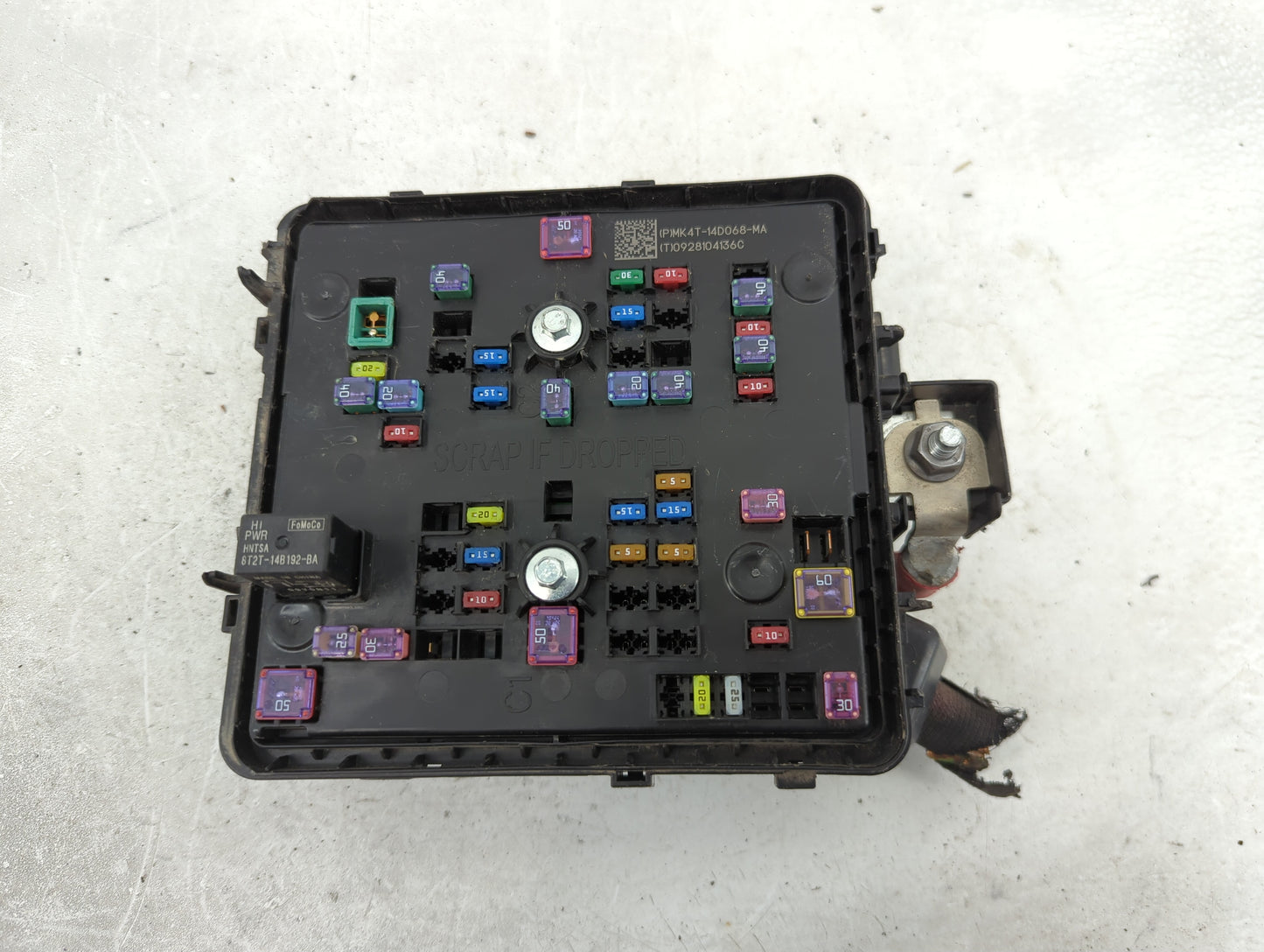 2021 Ford Transit-250 Fusebox Fuse Box Panel Relay Module P/N:MK4T-14D068-MA Fits OEM Used Auto Parts - Oemusedautoparts1.co