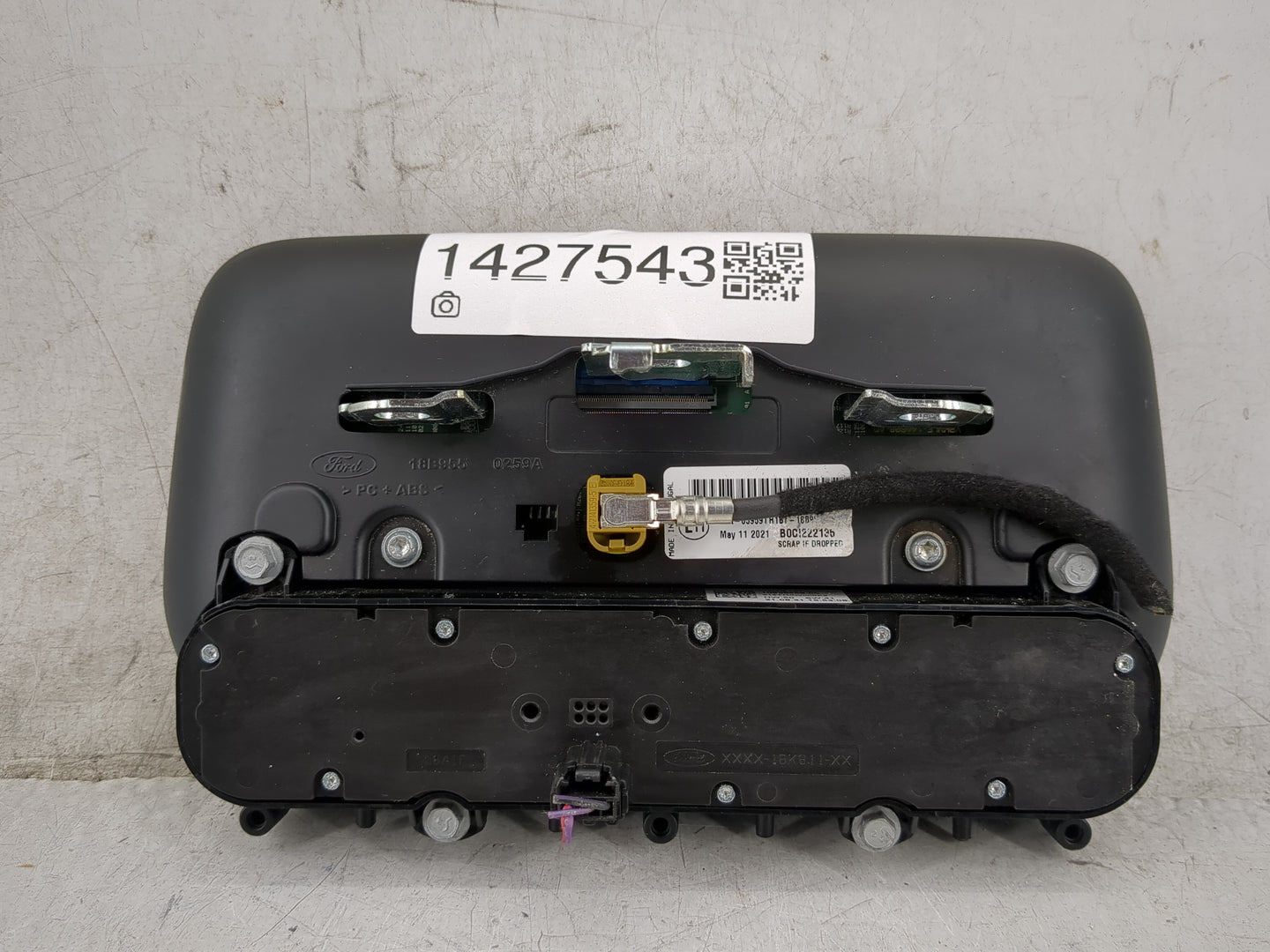 2021 Ford Transit 250 Radio AM FM Cd Player Receiver Replacement P/N:GN15-18K811-KG H1BT-18B95 Fits Fits 2020 2022 OEM Used 