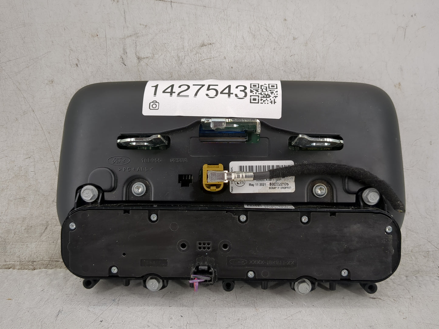 2021 Ford Transit 250 Radio AM FM Cd Player Receiver Replacement P/N:GN15-18K811-KG H1BT-18B95 Fits Fits 2020 2022 OEM Used 