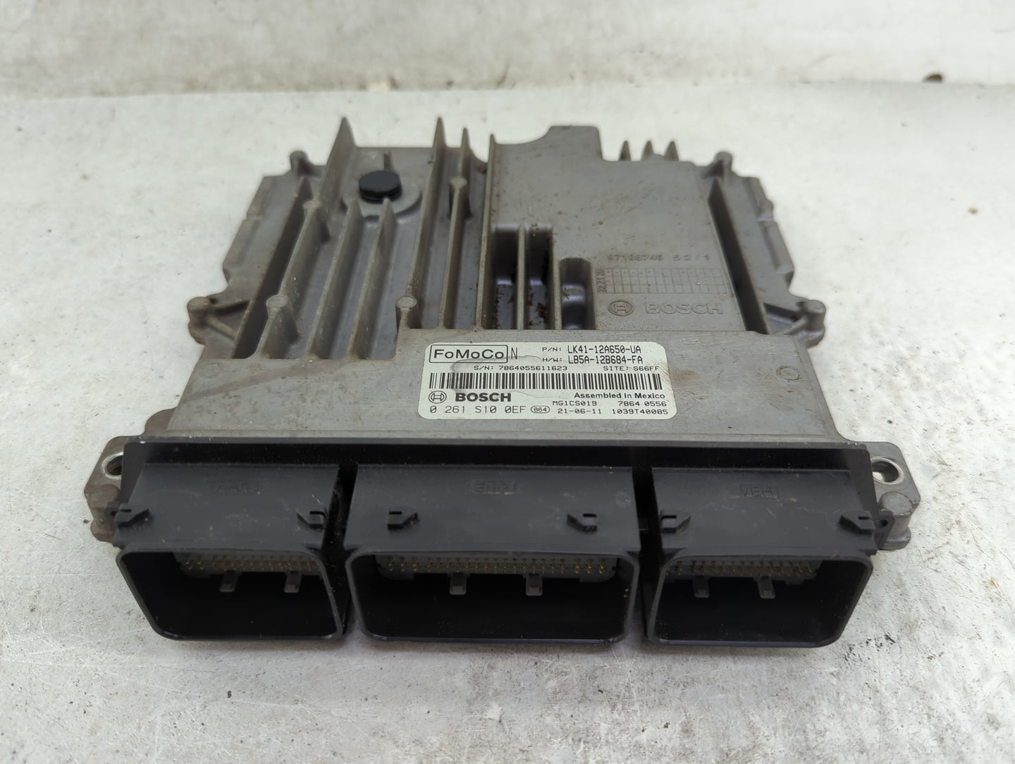 2021 Ford Transit 250 PCM Engine Control Computer ECU ECM PCU OEM P/N:LK41-12A650-UA LB5A-12B684-FA, 0261S100EF Fits Fits 20