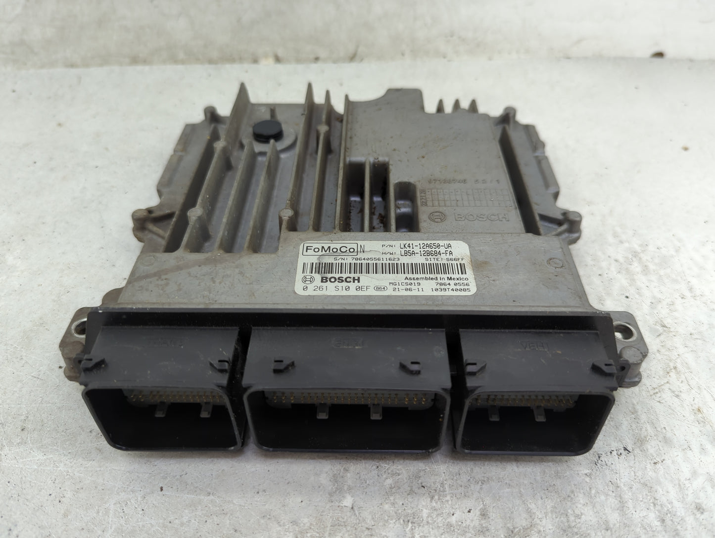 2021 Ford Transit 250 PCM Engine Control Computer ECU ECM PCU OEM P/N:LK41-12A650-UA LB5A-12B684-FA, 0261S100EF Fits Fits 20