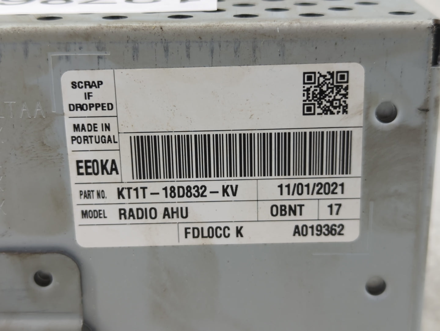 2020-2021 Ford Transit Connect Radio AM FM Cd Player Receiver Replacement P/N:KT1T-18D832-KV Fits Fits 2020 2021 OEM Used Au