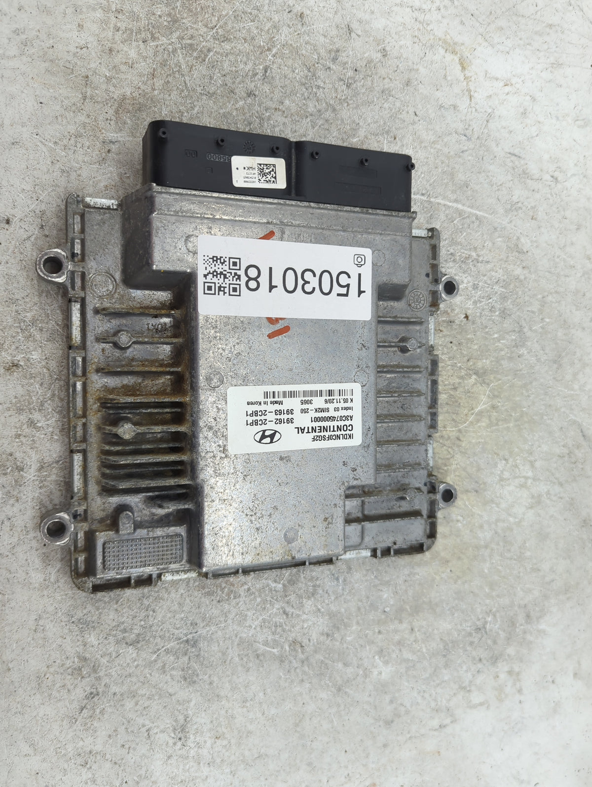 2019-2021 Genesis G70 PCM Engine Control Computer ECU ECM PCU OEM P/N:39162-2CBP1 39163-2CBP1, SIM2K-250 Fits Fits 2019 2020