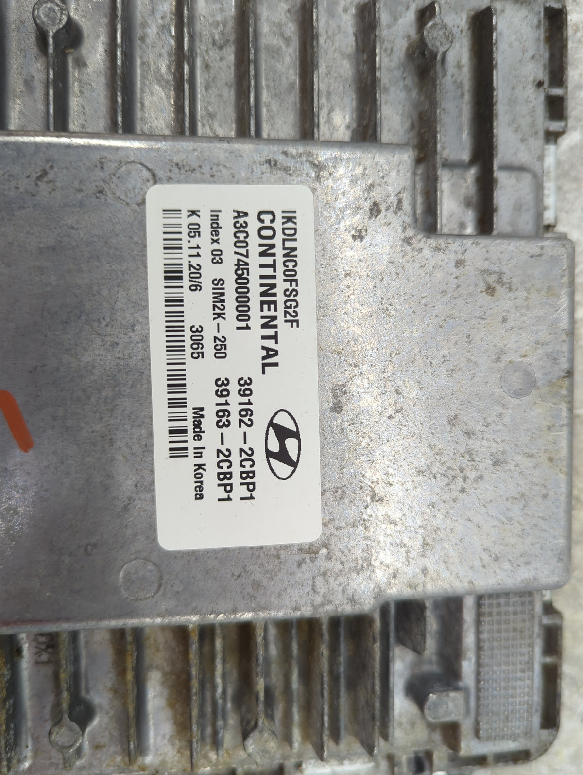 2019-2021 Genesis G70 PCM Engine Control Computer ECU ECM PCU OEM P/N:39162-2CBP1 39163-2CBP1, SIM2K-250 Fits Fits 2019 2020